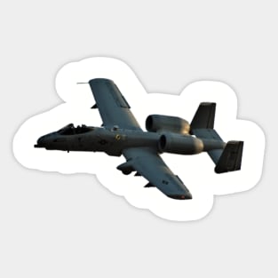 A-10 Warthog no background Sticker